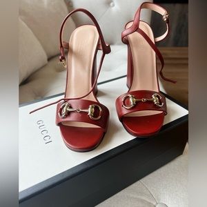 COPY - Gucci Horse bit Rosso red heels